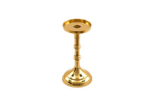 Load image into Gallery viewer, Gold Pillar Candlestick Small
