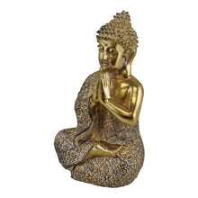 Load image into Gallery viewer, Gold Sitting Buddha Ornament, Praying, 19cm
