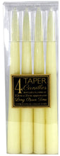 Load image into Gallery viewer, Set Of 4 Ivory Taper Candles
