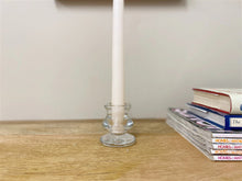 Load image into Gallery viewer, Clear Glass Candle Holder 6cm
