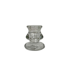 Load image into Gallery viewer, Clear Glass Candle Holder 6cm
