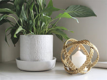 Load image into Gallery viewer, Gold Coloured Ball Candle Holder
