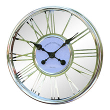 Load image into Gallery viewer, Large Silver Wall Clock 45cm
