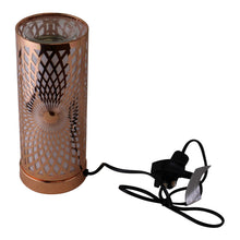 Load image into Gallery viewer, Kaleidoscope Design Colour Changing LED Lamp &amp; Aroma Diffuser in Rose Gold
