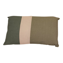 Load image into Gallery viewer, 3 Panel Green Rectangular Scatter Cushion, Eucalyptus Range
