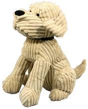 Load image into Gallery viewer, Large Gold Ribbed Dog Doorstop
