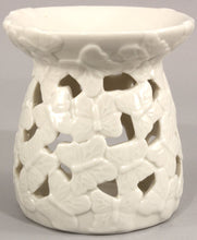 Load image into Gallery viewer, White Embossed Butterfly Oil Burner
