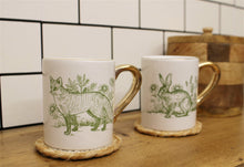 Load image into Gallery viewer, Forest Toile Mugs
