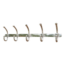 Load image into Gallery viewer, Metal Five Hook Coat Hanger 70cm
