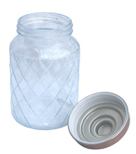 Load image into Gallery viewer, Round Glass Jar With Copper Lid - 7 Inch
