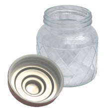 Load image into Gallery viewer, Round Glass Jar With Copper Lid - 5.5 Inch
