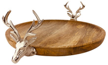 Load image into Gallery viewer, Wooden Stag Tray 33.5cm
