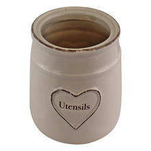 Load image into Gallery viewer, Heart Range Ceramic Kitchen Utensils Holder
