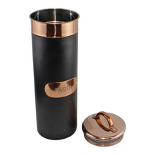 Load image into Gallery viewer, Black &amp; Copper Metal Pasta Tin
