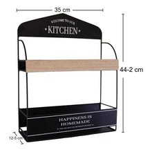 Load image into Gallery viewer, Decorative Wall Hanging Kitchen Shelving Unit
