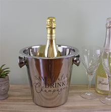 Load image into Gallery viewer, Stainless Steel Champagne Bucket With Handles
