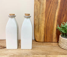 Load image into Gallery viewer, Antique Grey Oil &amp; Vinegar Containers
