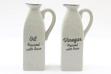 Load image into Gallery viewer, Antique Grey Oil &amp; Vinegar Containers
