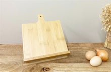 Load image into Gallery viewer, Bamboo Wood Recipe Book Holder
