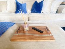 Load image into Gallery viewer, Acacia Wood Tray With Handles
