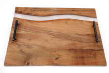 Load image into Gallery viewer, Acacia Wood Tray With Handles
