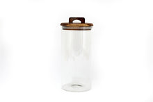 Load image into Gallery viewer, Glass Storage Jar with Acacia Lid 1.4L
