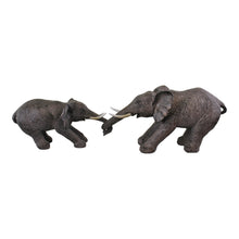 Load image into Gallery viewer, Elephants Holding Trunks Ornament
