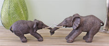 Load image into Gallery viewer, Elephants Holding Trunks Ornament
