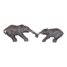 Load image into Gallery viewer, Elephants Holding Trunks Ornament
