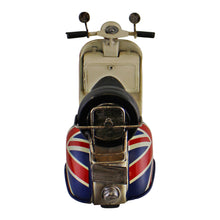 Load image into Gallery viewer, Vintage Style Union Jack Scooter Ornament
