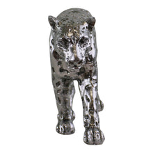 Load image into Gallery viewer, Silver Leopard Ornament Small
