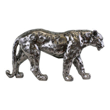 Load image into Gallery viewer, Silver Leopard Ornament Small
