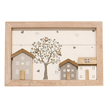 Load image into Gallery viewer, Tea Box, Wooden Houses Design, 24x16cm.
