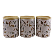 Load image into Gallery viewer, Ceramic Cat Design Tea,Coffee &amp; Sugar Canisters
