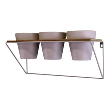 Load image into Gallery viewer, Potting Shed Triple Plant Pot Shelf, Grey
