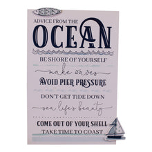 Load image into Gallery viewer, Rules Of The Ocean Wall Plaque
