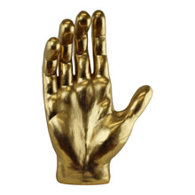 Load image into Gallery viewer, Large Gold Decorative Hand Ornament
