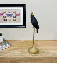 Load image into Gallery viewer, Black And Gold Cockatoo Pair
