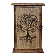 Load image into Gallery viewer, Tree of Life Hand Carved Key Box
