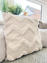 Load image into Gallery viewer, Chevron Tufted Scatter Cushion
