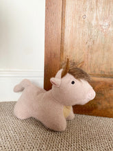 Load image into Gallery viewer, Fabric Angus Cow Doorstop
