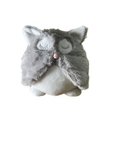 Load image into Gallery viewer, Grey Soft Owl Door Stop
