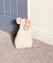 Load image into Gallery viewer, Beige Pompom Doorstop
