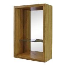 Load image into Gallery viewer, Small Veneered Mirror Shelf Unit, 31x21cm
