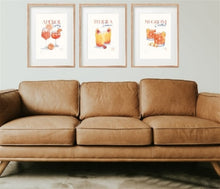 Load image into Gallery viewer, Set of Three Cocktail Recipe Wall Art in Frames
