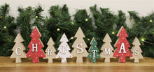 Load image into Gallery viewer, Freestanding Row of Christmas Trees
