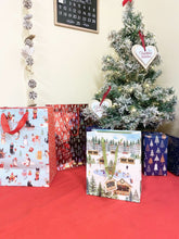 Load image into Gallery viewer, Christmas Market Themed Gift Bag 34cm
