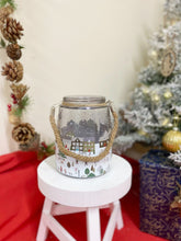 Load image into Gallery viewer, Christmas Market Lantern White With Rope Handel
