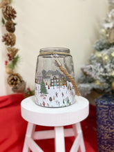 Load image into Gallery viewer, Christmas Market Lantern White With Rope Handel
