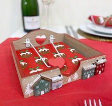 Load image into Gallery viewer, Christmas House Napkin Holder 18cm
